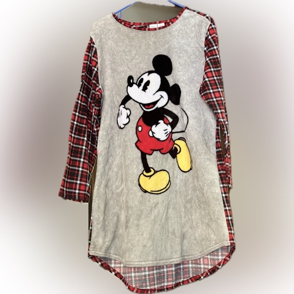 - Disney Mickey Mouse Fleece Gown Size XL(14-18) - Picture 10 of 13